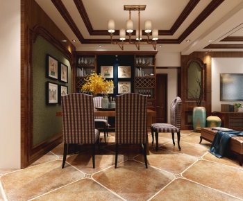 American Style Dining Room-ID:232298654