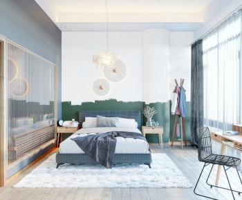 Nordic Style Bedroom-ID:801432297