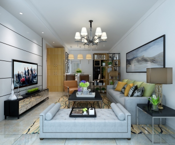 Modern A Living Room-ID:250269435