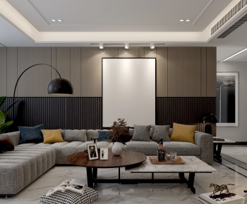 Modern A Living Room-ID:964264416