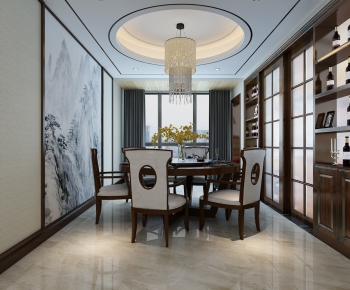 New Chinese Style Dining Room-ID:103478317