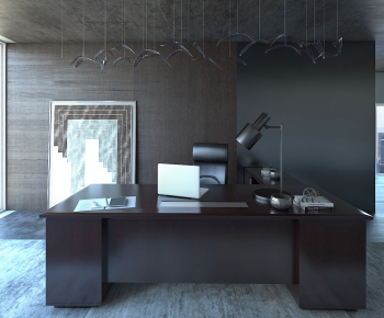 Modern Manager's Desk-ID:703981618