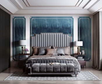 Simple European Style Bedroom-ID:146746237