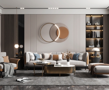 Modern A Living Room-ID:940745589