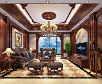 European Style A Living Room-ID:950577975