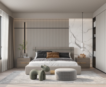 Nordic Style Bedroom-ID:444183912