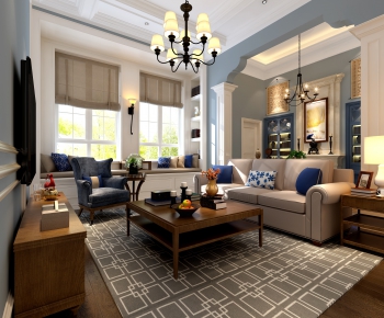American Style A Living Room-ID:773235628