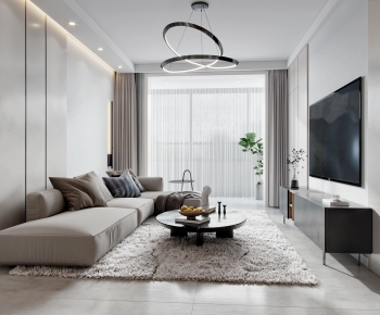 Modern A Living Room-ID:739068752
