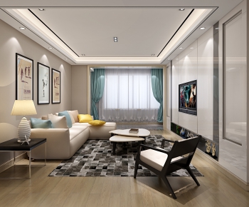 Modern A Living Room-ID:271073478