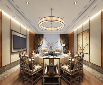 New Chinese Style Dining Room-ID:895818455