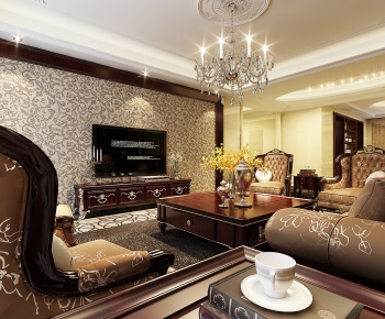 European Style A Living Room-ID:482526195