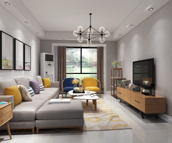Modern A Living Room-ID:800041422
