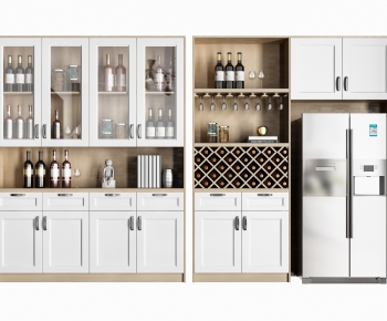 Nordic Style Wine Cabinet-ID:676178769