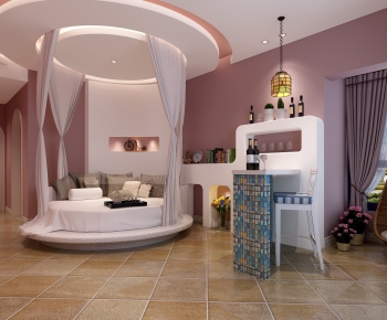 Mediterranean Style Bedroom-ID:106264861