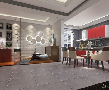 Modern Dining Room-ID:129260543