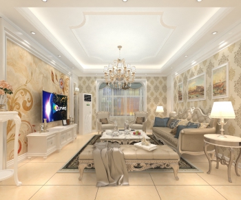European Style A Living Room-ID:406436758