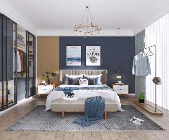 Nordic Style Bedroom-ID:732345982