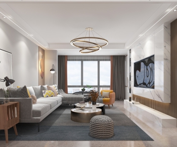 Modern A Living Room-ID:435155114