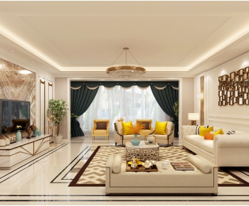 European Style A Living Room-ID:819545229