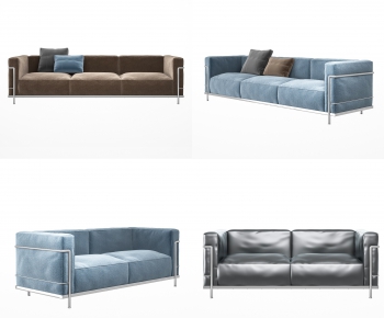 Modern Three-seat Sofa-ID:437445358