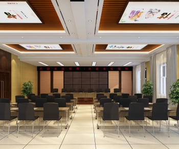 New Chinese Style Office Lecture Hall-ID:272444863