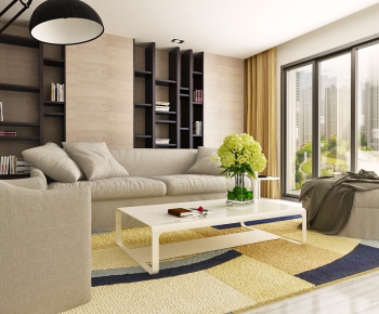 Modern A Living Room-ID:616271515