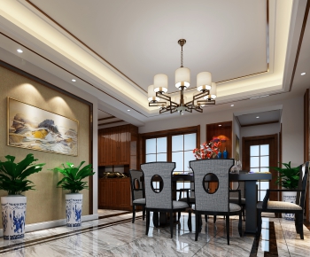 New Chinese Style Dining Room-ID:821507166