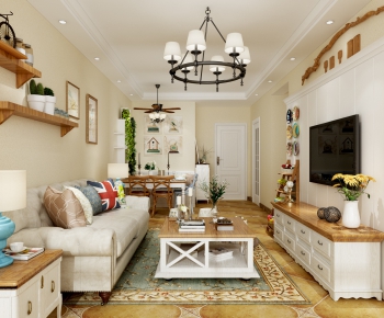 American Style A Living Room-ID:261296448