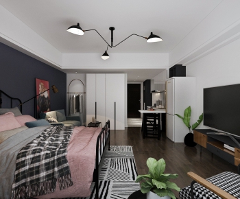 Nordic Style Bedroom-ID:281998619