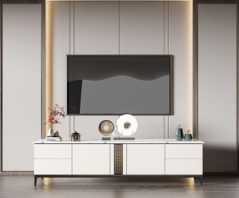 New Chinese Style TV Cabinet-ID:445054331