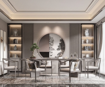 New Chinese Style Dining Room-ID:229568541