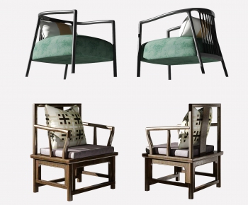 New Chinese Style Single Chair-ID:304603693