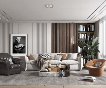 Modern A Living Room-ID:824111391