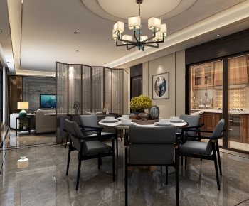 New Chinese Style Dining Room-ID:358242464