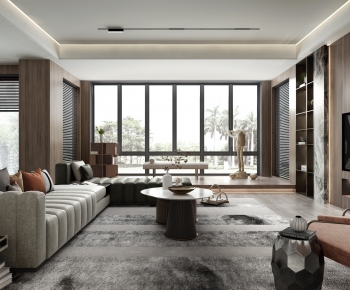 Modern A Living Room-ID:648329619