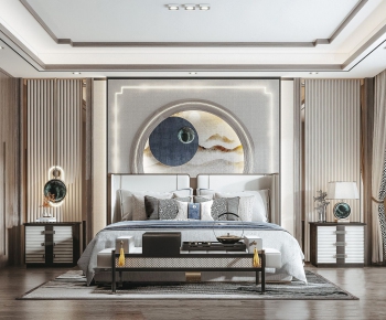 New Chinese Style Bedroom-ID:959881982