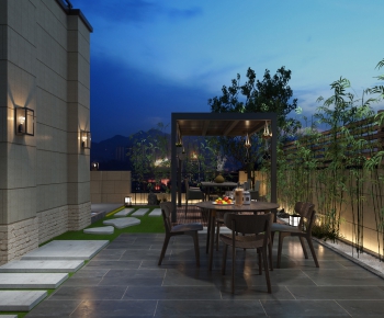 New Chinese Style Courtyard/landscape-ID:641583899