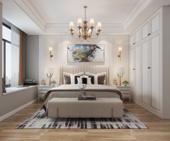 Simple European Style Bedroom-ID:534004317