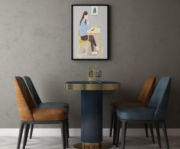 Modern Dining Table And Chairs-ID:876911533