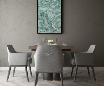 Modern Dining Table And Chairs-ID:979341755