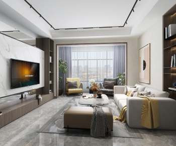 Modern A Living Room-ID:823169313