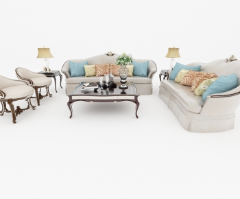 European Style Sofa Combination-ID:393132351