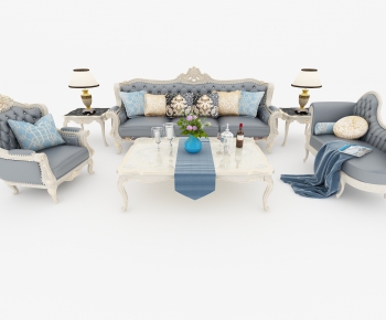 European Style Sofa Combination-ID:795646157