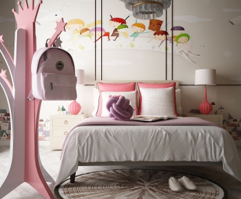 Nordic Style Child's Bed-ID:134376145