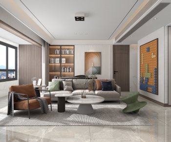 Modern A Living Room-ID:566212178