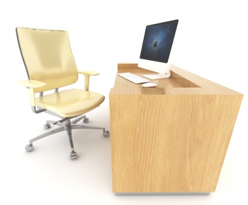 Modern Computer Desk And Chair-ID:669064469