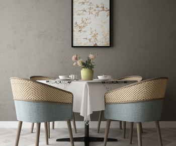Nordic Style Dining Table And Chairs-ID:358072478