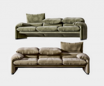 Modern Three-seat Sofa-ID:452881313