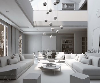 Modern A Living Room-ID:114302928