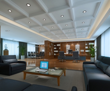New Chinese Style Manager's Office-ID:166347358